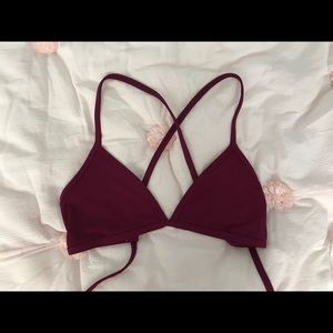 maroon and black jolyn tops